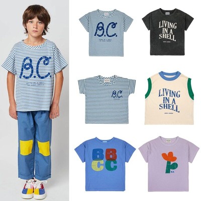 Summer T-shirts Cartoon Children's T Shirts Boys Girls Top Clothes Set Clothes