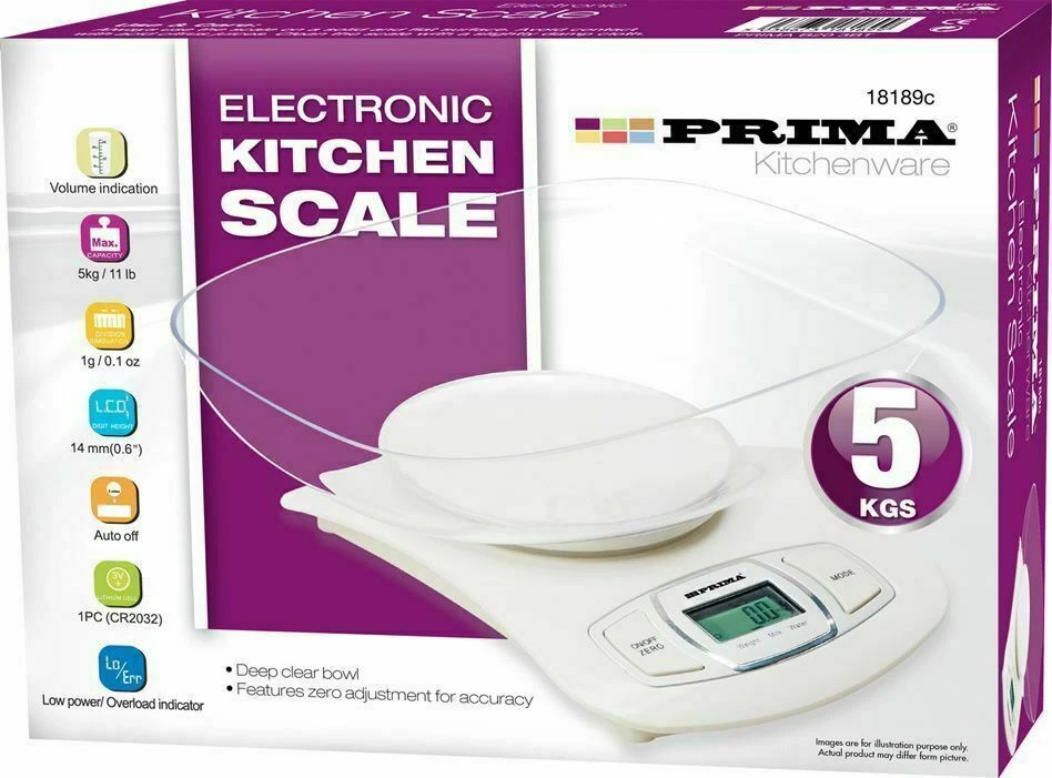 KITCHEN SCALE 5KG ELECTRONIC DIGITAL LCD WEIGHING KITCHEN CATERING SCALE NEW