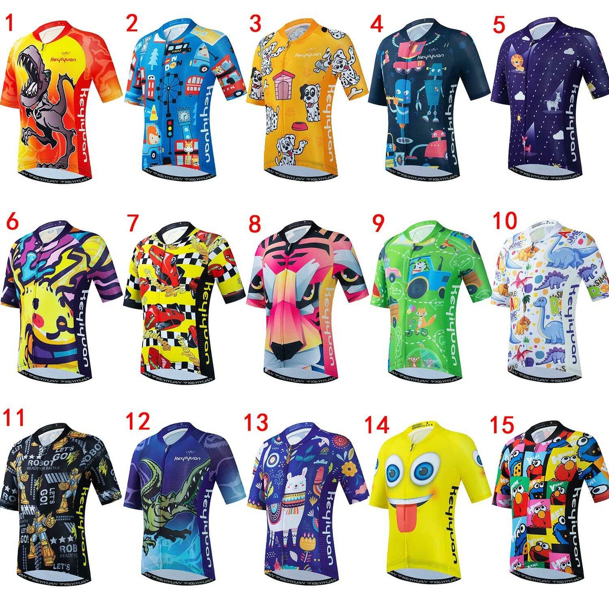 Cycling Clothing Bike Jersey For Kids Boys' Reflective Cycling