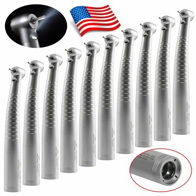 KaV Style Dental Fiber Optic LED Handpiece Fast High Speed /LED Coupler 4/6Hole