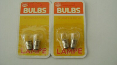 Model Power large head clear screw base No. 430 Bulbs (2-pkgs. of 2)