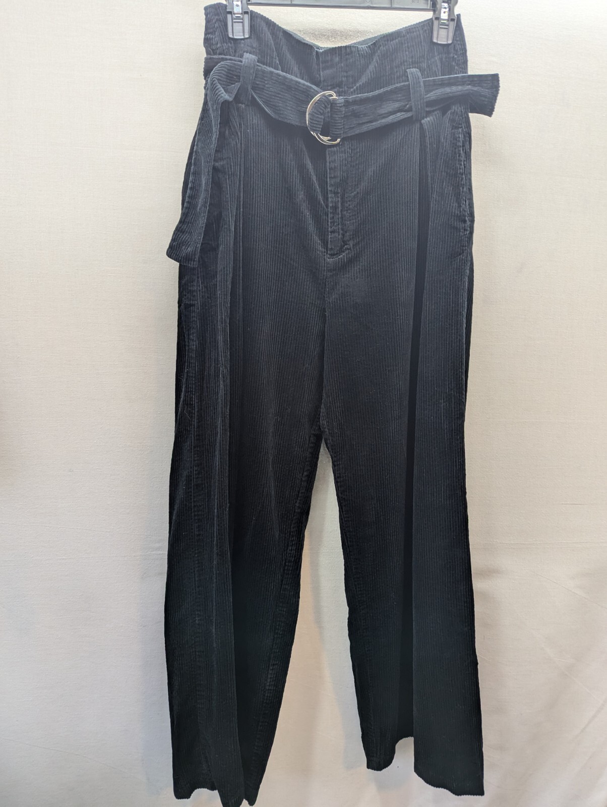 ALTRA & Other Stories Stockholm Atelier pantaloni in velluto a coste vita alta gamba larga neri taglia 6