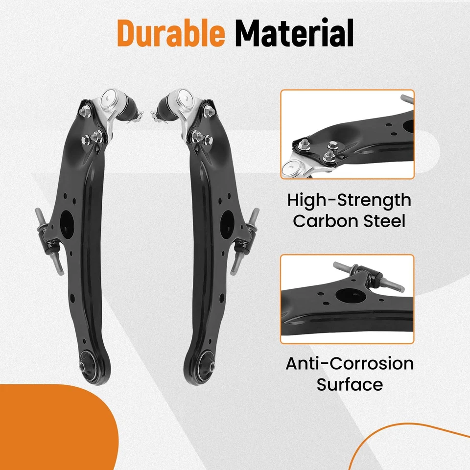 2x Brazos de control inferiores delanteros con rótulas para Toyota Sienna 2011 2012 2013-2020 Foto 2 de 4