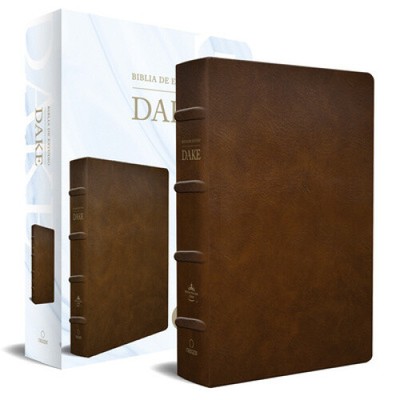 Rvr 1960 Biblia de Estudio Dake, Tamaño Grande, Piel Marrón / Spanish Rvr 1960