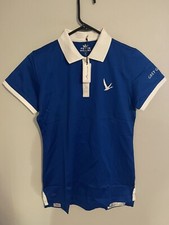 Polo de golf de algodón de lujo Peter Millar Grey Goose Vodka - Para mujer S - ¡Nuevo!