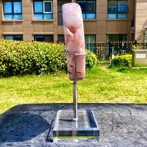 4.43LB Rose Quartz Heart - Pink Purple Crystal Love Stone Healing Gift - 第 10/21 張圖片