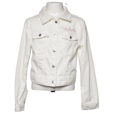 H&M, Jeansjacke, Mädchen, Größe: 128, Weiß/Mehrfarbig #Zyk