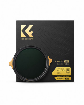 K&F Concept Nano-X Pro ND2-32 & CPL Filter 67mm | Variable ND Filter | mit OVP