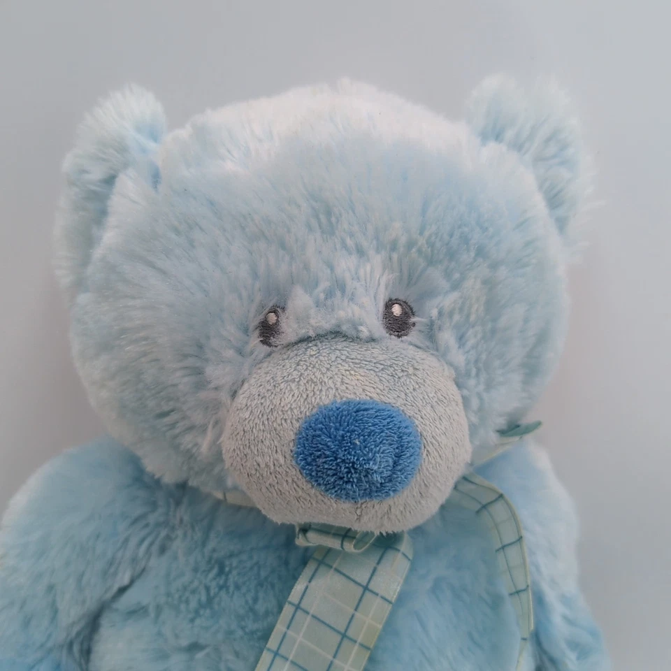 Ganz Baby MI PRIMER PELUCHE Oso de Peluche Azul Arco Peluche Animal 14" Foto 2 de 4