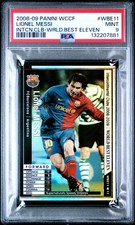 2008 PANINI WCCF INTERCONTINENTAL CLUBS WORLD BEST ELEVEN LIONEL MESSI PSA 9