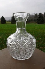 ABP American Brilliant by J. HOARE, NY -Squat Water / Wine Carafe GLASS Decanter