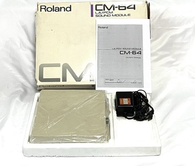 Roland CM-64 LA/PCM Soundmodul getestet funktioniert komplett Box Set...