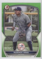 2023 Bowman Prospects Neon Green 107/399 Roderick Arias #BP-135 00gy