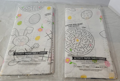 Creative converting Easter puzzle Table Covers 2 items