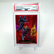 2024 Marvel Masterpieces '92 Platinum #84 Super Skrull Red Prism PSA 10 POP 1!