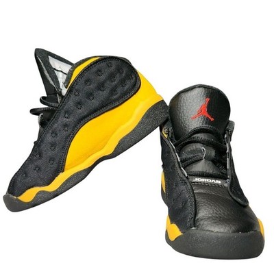 Jordan 13 Retro Carmelo Anthony Class of 2002 Black Gold 414581-035 Kids 10C