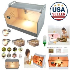 Poultry Brooder Box for 10-15 Chicks with Temperature Display and Heater