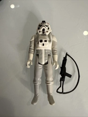 Vtg Star Wars AT-AT Driver Red Logos Complete Action Figure 1980 HK Kenner *NM*