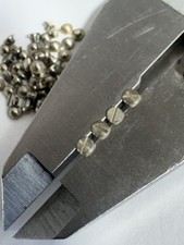 4x Rollei Camera Nickel Trim Screw 1.4mm X 1.6mm 01205.82.0 NOS Parts Rolleiflex