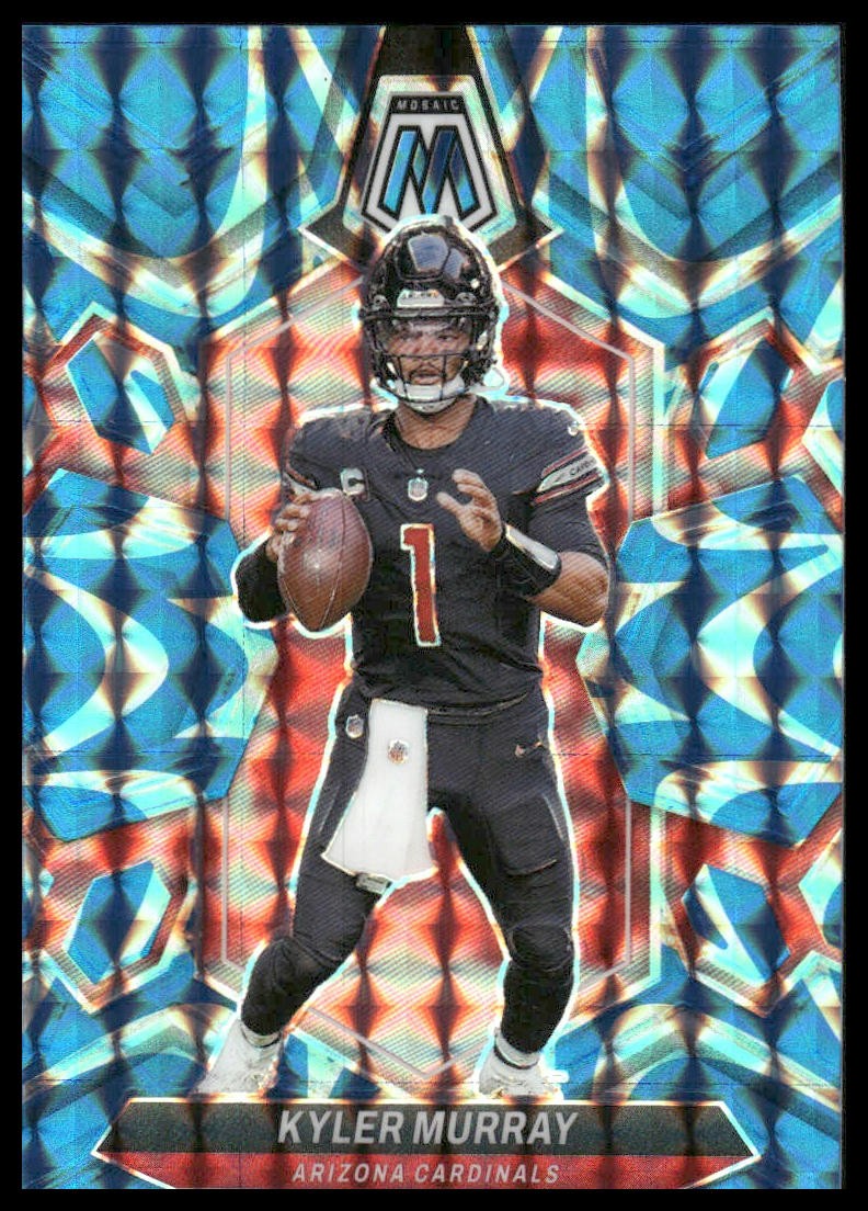 Kyler Murray 2023 Panini Mosaic #1 Reactive Blue Mosaic Arizona Cardinals