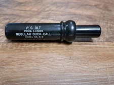 PS OLT COMPANY D-2 ROUNDHOLE BLACK TRI-COUNTY DUCK CALL #261 