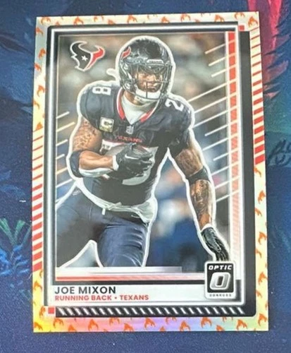 2025 Donruss Optic Football Fire Joe Mixon #130