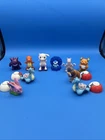 Lot Of 9 Vintage 1999-2008 Burger King Pokemon Toys + 1 Mewtwo Toy Bandai Toy