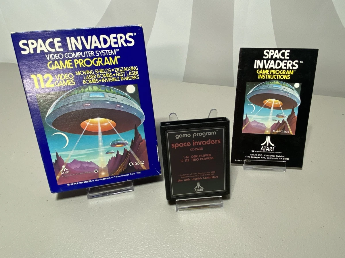 BOITE ABIMEE --- Atari 2600 Vader +4 jeux Pole Position