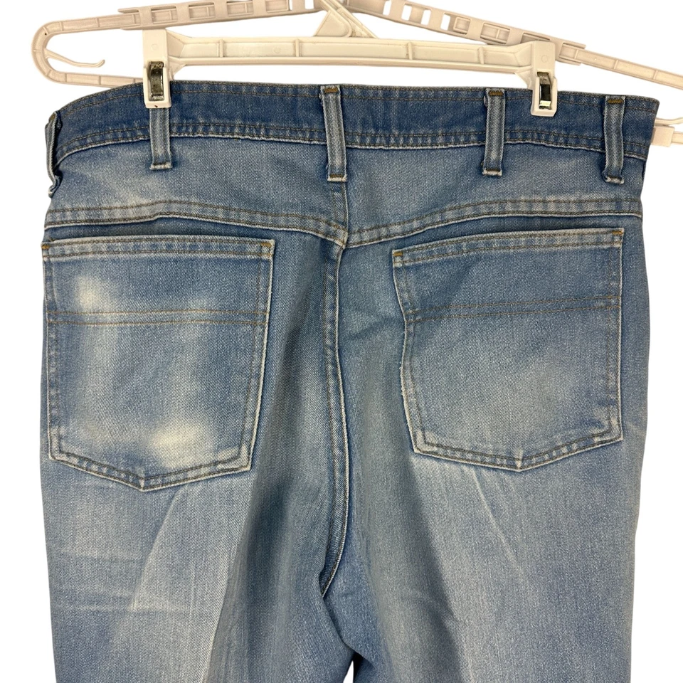 Basic Editions Mens Denim Relaxed Jeans Size 36x30 Light Wash Casual Durable - Image 3 of 4