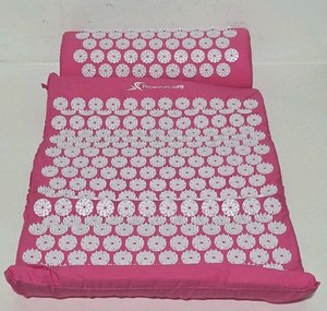ProsourceFit Acupressure Mat and Pillow Set for Back/Neck Pain Relief - Pink