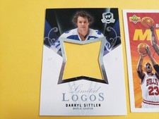 Darryl Sittler Maple Leafs 2007 - 2008 UD The Cup Limited Logos Blank Back