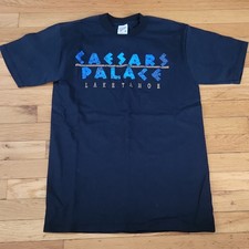 Vintage 1990s Caesars Palace Lake Tahoe Graphic T-Shirt Jerzees Made in USA M