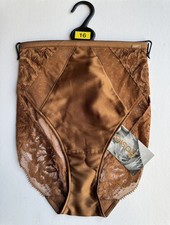 BNWT M&S Rosie Autograph Lingerie Topaz Silk Lace High Leg Knickers Briefs 16