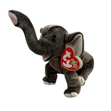 Ty Beanie Babies TRUMPET the Elephant Plush Toy 2000 Generation 7