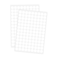 2340 PCS Dot Stickers 1/2" Round Circle Coding Labels 1/2 Inch White