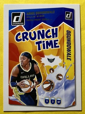 Arike Ogunbowale 2025 Panini Donruss WNBA CRUNCH TIME PRESS PROOF Card #1 WINGS