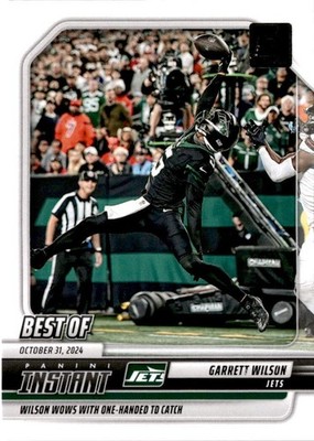 2025 Donruss #INS-GWN Garrett Wilson Best of Instant New York Jets