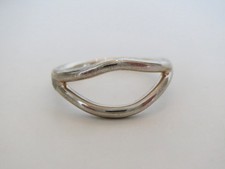 Designer Contemporary Sterling Silver 925 Open Freeform RING BAND Size8