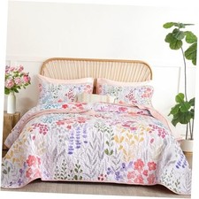Floral Quilt Sets Size Quilt Set 3 Pieces Bedspreads Bedding Set Queen Pink