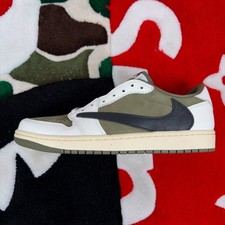 Nike Air Jordan 1 Retro Low OG SP Travis Scott Medium Olive DM7866-200 Men's 9
