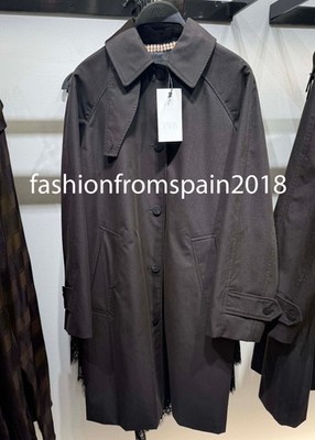 ZARA NEW WOMAN OVERSIZED ZW COLL TRENCH COAT DARK BROWN XS-XL 3811/044/716