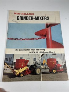 Vintage 1965 New Holland Grinders-Mixers Sales Brochure