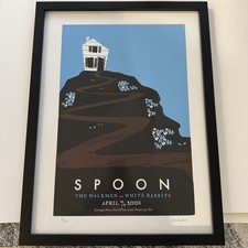 Spoon 2007 Poster April 7th Pittsburgh Carnegie Music Hall Framed