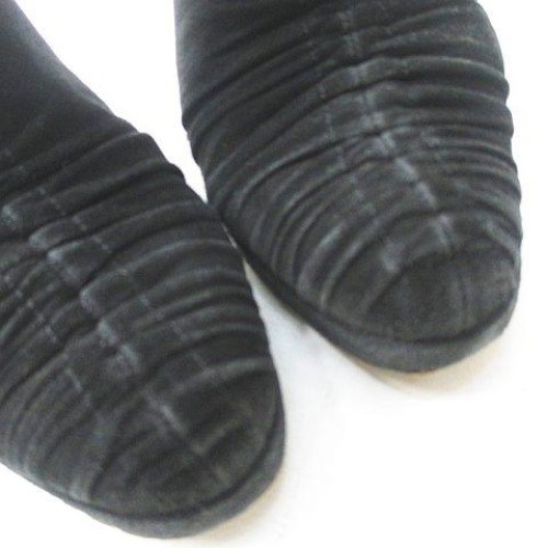 GUCCI Women's Short High Heel Suede Boots Size:37.5/JP:24.5 Black 141192K Authen thumbnail 9