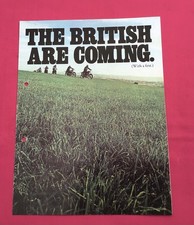 BSA Advertising Brochure, The British Are Coming. Fold Out, Free Post.