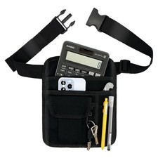 MELINON Restaurant Waiter Waist Money Pouch Bag, Serving One Size, Black