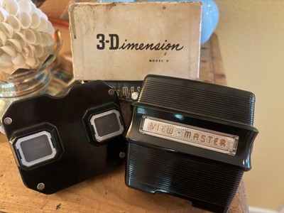 Vintage Sawyers View Master Model D Bakelite Battery Collectible Box Bundle Set