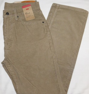 LEVIS 505 Regular Fit Jeans Stretch Straight Men's Rinse Tiimberwolf 14w Cords