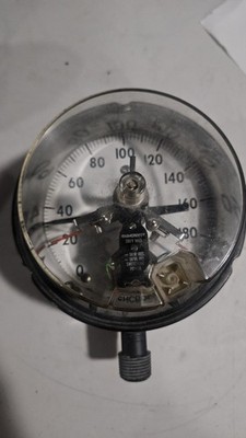 Ashcroft 0 160 PSI Pressure Gauge w/ Electrical Switch 1/4  NPT 380V