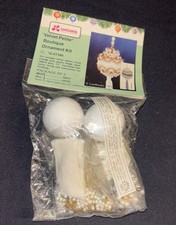 VTG 1974 LeeWards Velvet Petite Ornament 2 Kit Push Pin Bead Tassel Kit NOS